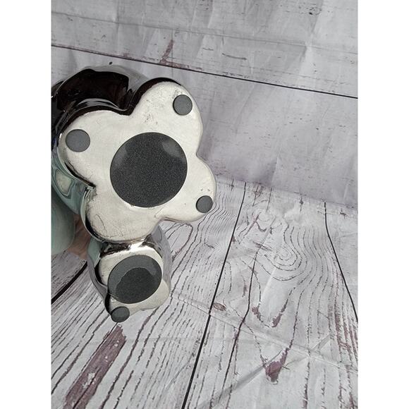 Elephant Mama And Baby Silver Figure 11 Inches Tall - Picture 6 of 8